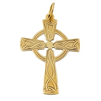 9ct gold 1.9g Vintage Cross Pendant